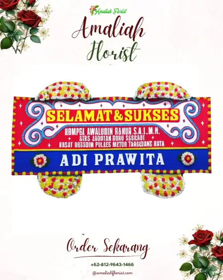 Papan Bunga Ucapan Selamat Sialangrampai